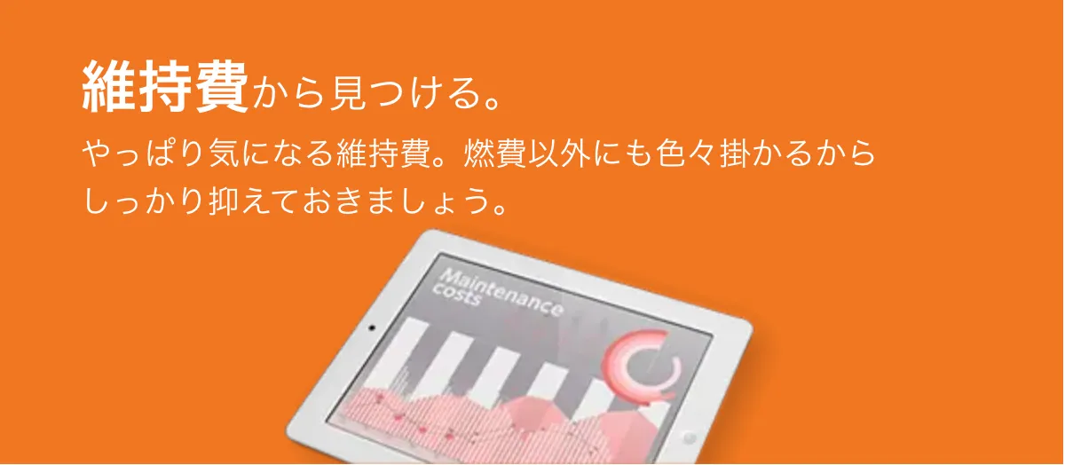 維持費から見つける。